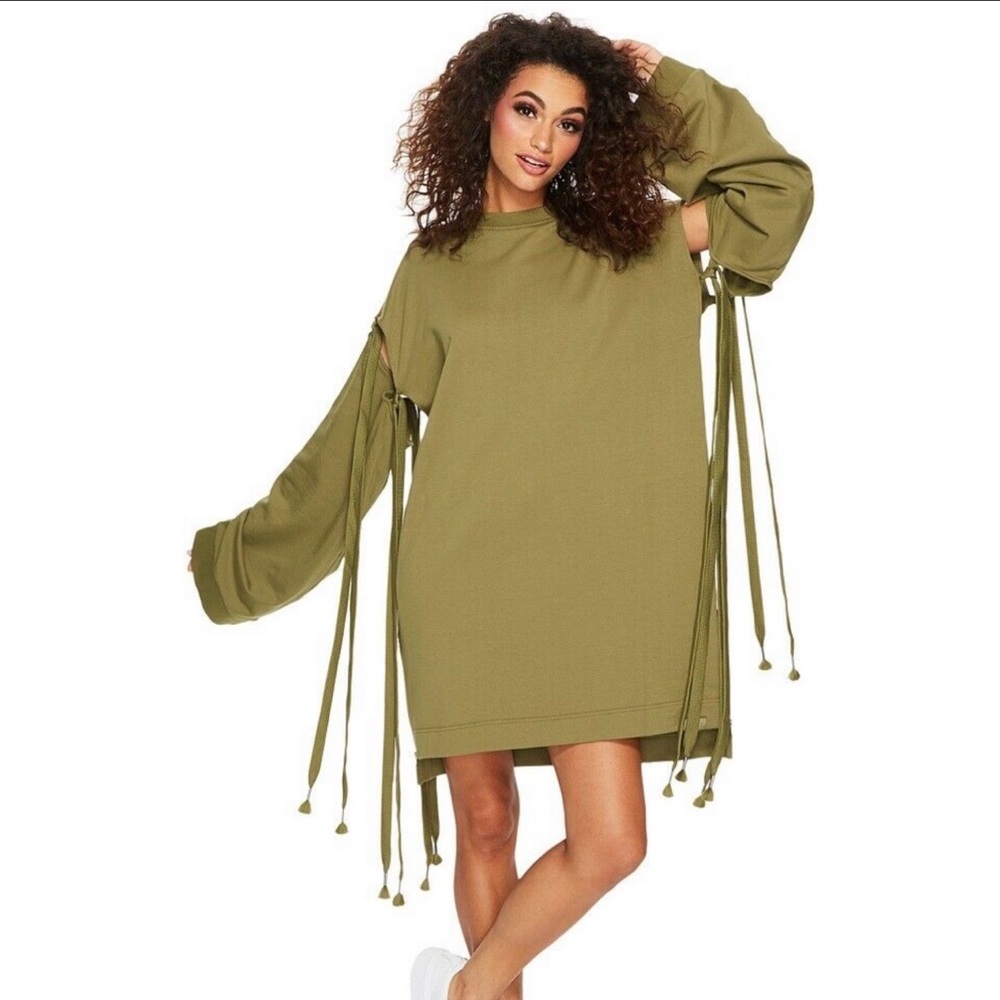 Kira Costume FENTY Dark Crystal RIHANNA PUMA Sweatshirt dress M Medium Green